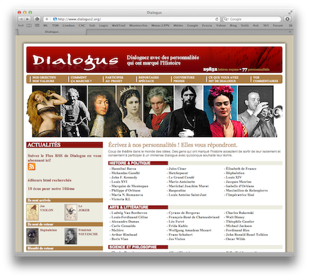 Marquis de Sade —  Ecrivez au Marquis de Sade !