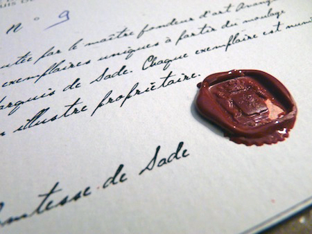 Marquis de Sade — Crâne du Marquis de Sade