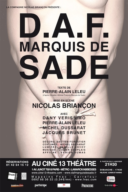 Marquis de Sade — Sade au Théâtre - n° II - D.A.F. Marquis de Sade