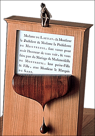 Marquis de Sade - L'incohérence du souvenir exige de vagues précisions Marquis de Sade - L'incohérence du souvenir exige de vagues précisions