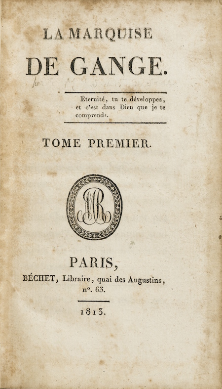 Marquis de Sade - Écartelé d'argent et de sable