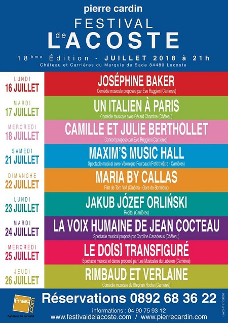 Marquis de Sade - Festival de Lacoste 2018 » alt=
