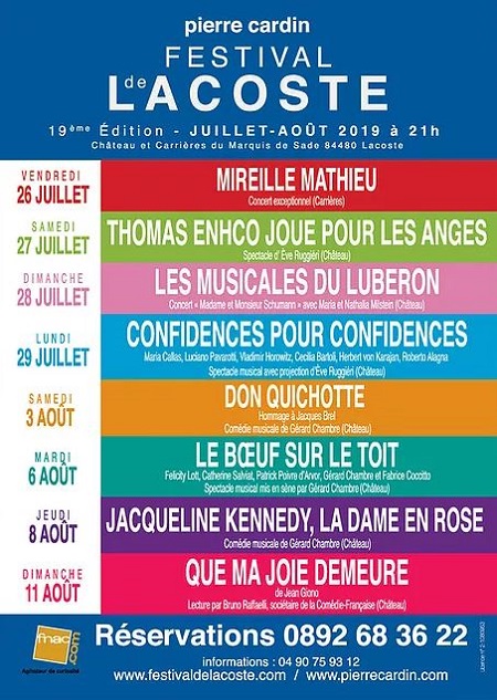 Marquis de Sade - Festival de Lacoste 2019