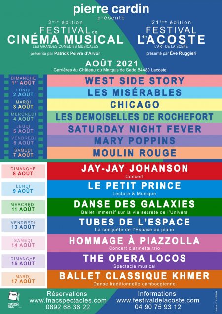 Marquis de Sade - Festival de Lacoste 2021 (sans Pierre Cardin)